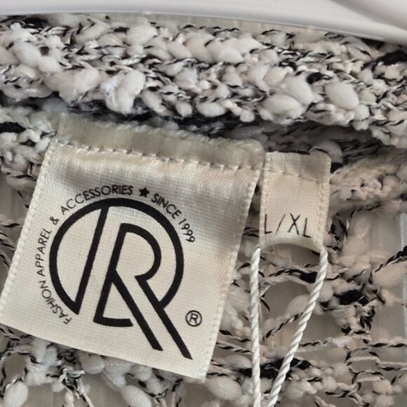 NWT Cardigan Women's L/XL Open Knit Midi Open Front Sweater Multicolor - Picture 6 of 6